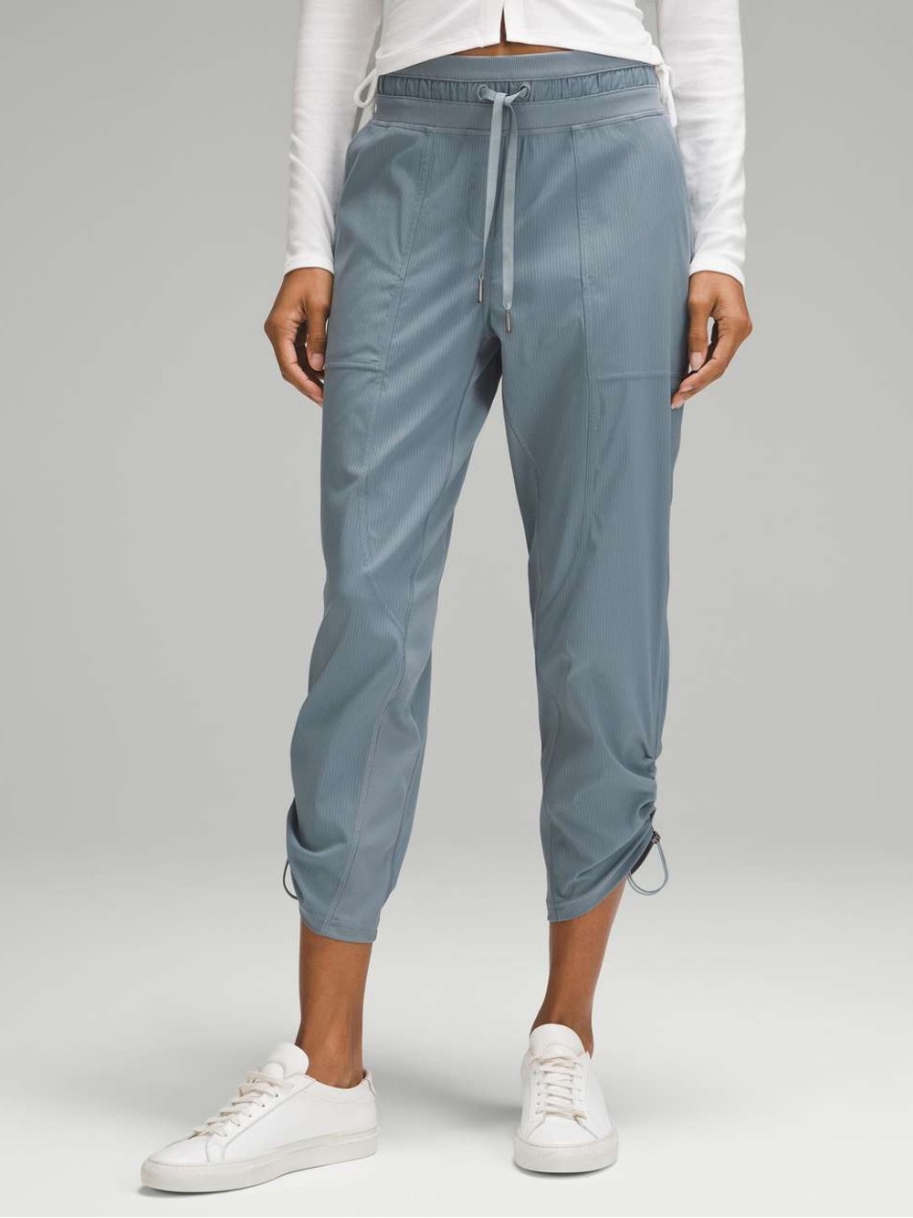 Lululemon Dance Studio Mid-Rise Cropped Pant Belgian Blue Size 12